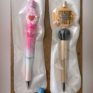 2 NIP Handcrafted Pens